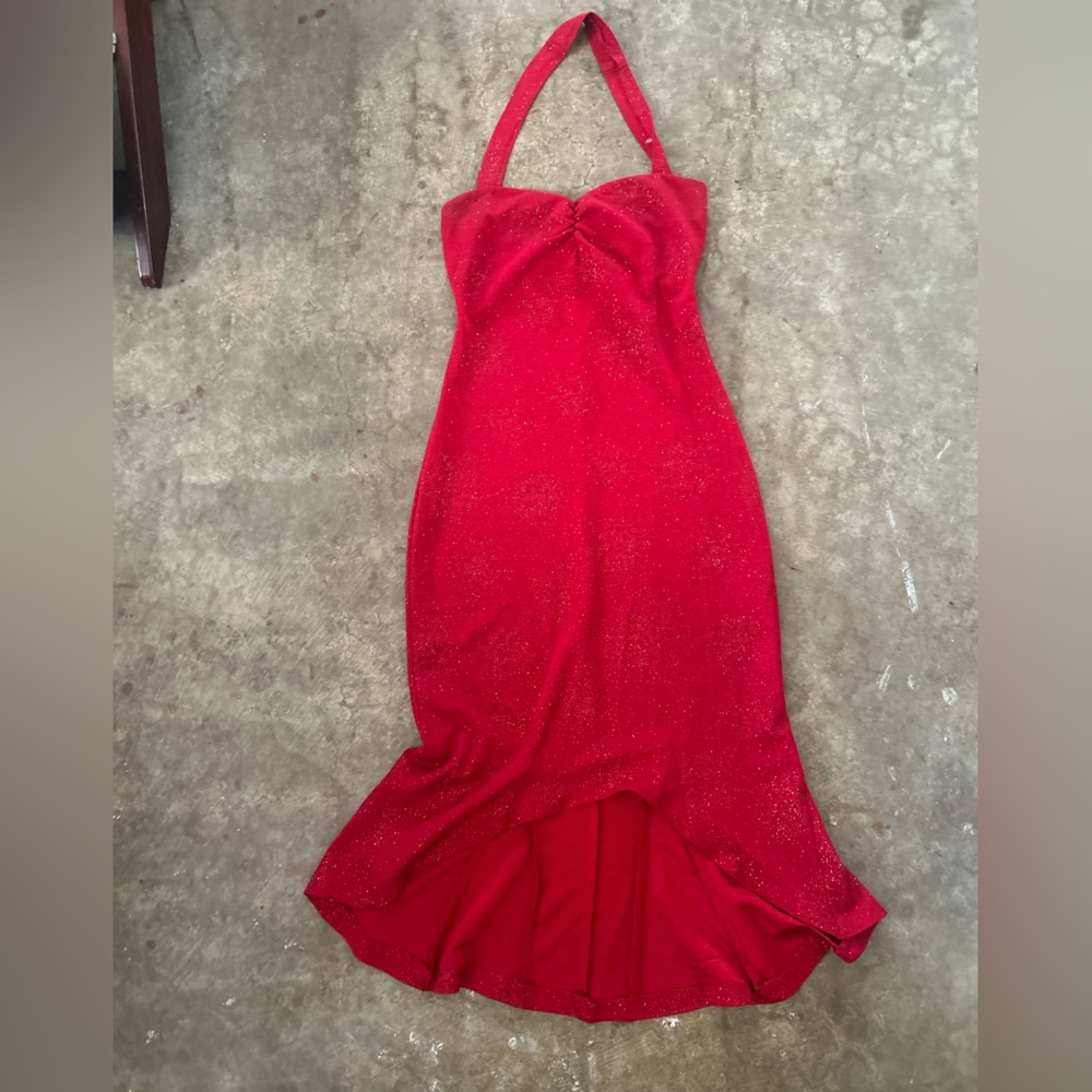 Red Fishtail Medium Windsor Dress
